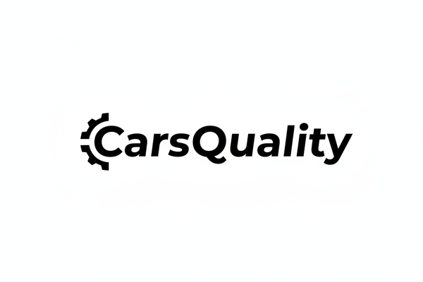 hazme un logo que ponga solo "CarsQuality" en blanco y negro sin fondo